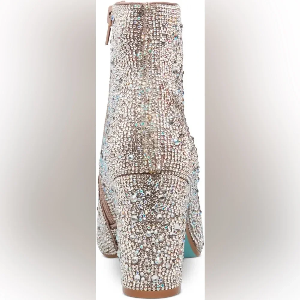 Betsey Johnson Rhinestone Booties - Picture 6 of 6
